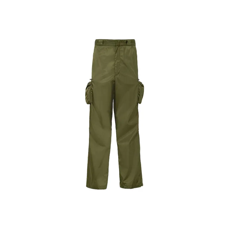 PRADA Re Nylon Pants Casual Pants Men's Green-0