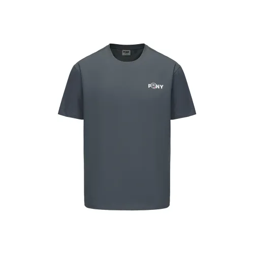 Pony T Shirts Unisex Dark Gray