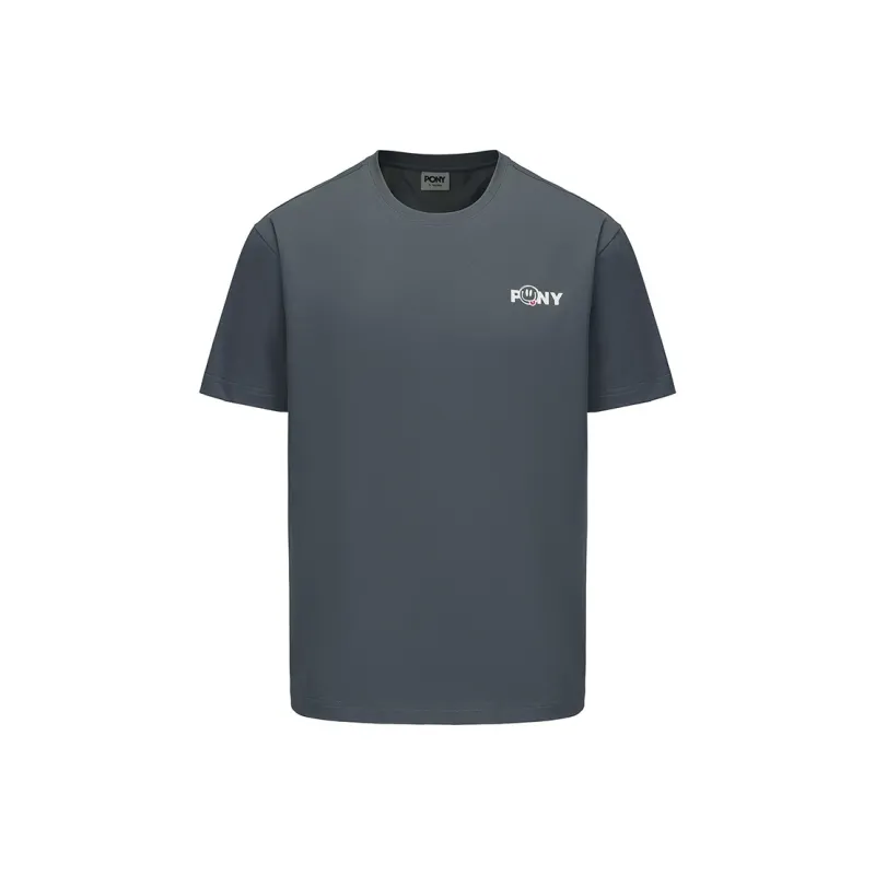 Pony T Shirts Unisex Dark Gray-0