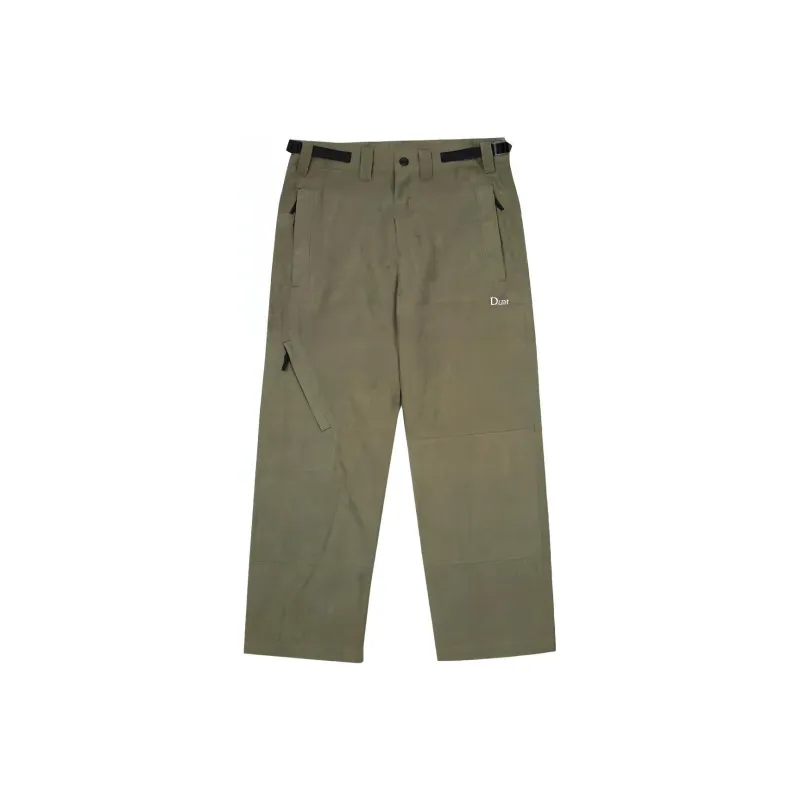 Dime MTL SS24 Casual Pants Unisex Khaki Green-0