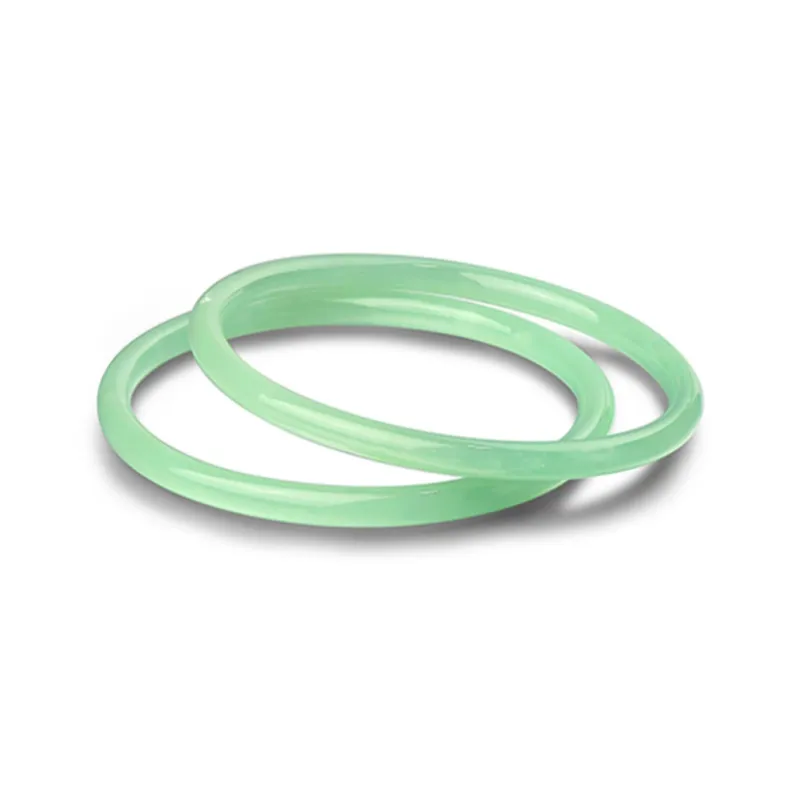 Fortune Gold Colored Glaze Bangles Women's-0