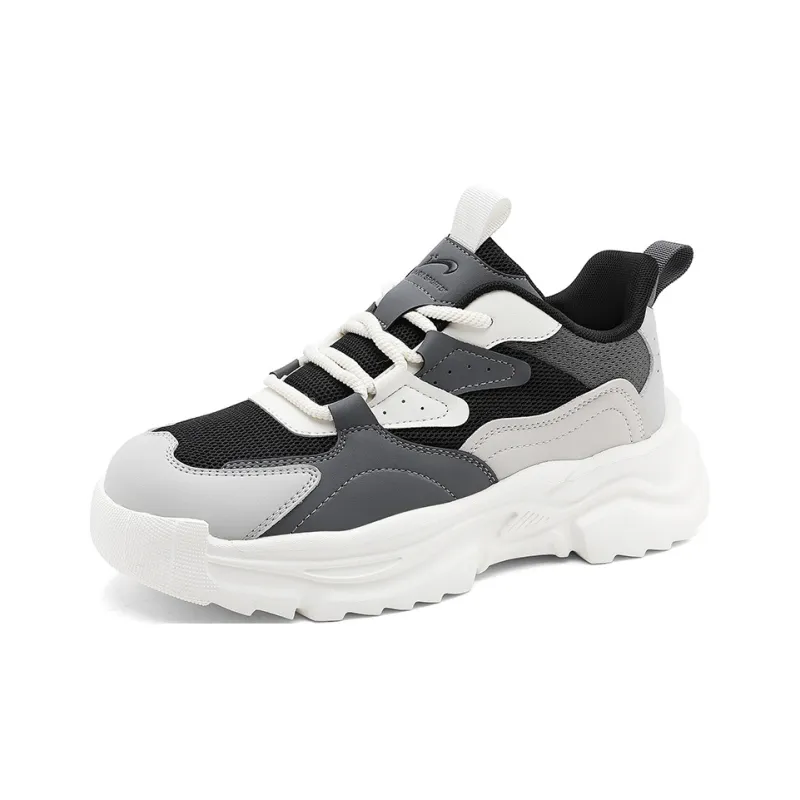 K bird Abrasion Resistant Breathable Height Increasing Low Top Chunky Sneakers Men's-2