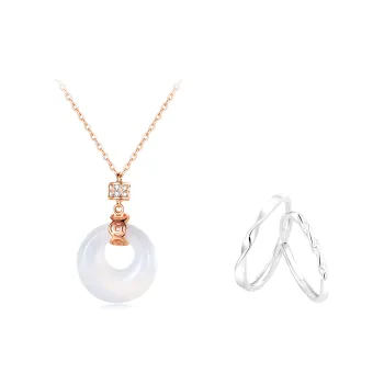 COPI Chalcedony Necklaces Unisex