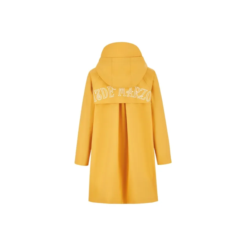 13 DEMARZO Trench Coat Women's Yellow-1