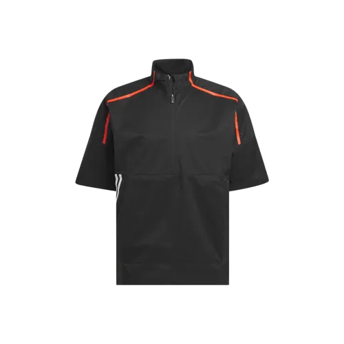 Adidas Free Shipping With AdiClub Core Provisional Short Sleeve 1/2 Zip Jacket