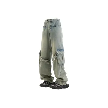 XINIYA TRAVEL Jeans Unisex Washed Color