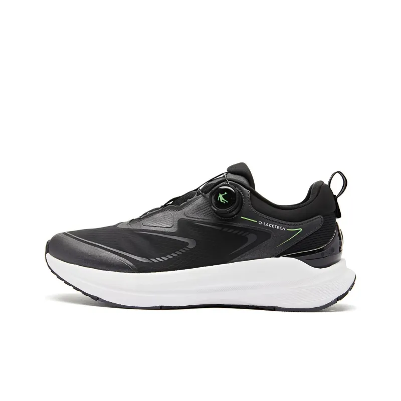 QIAODAN Cushioned Anti-Slip Wear-Resistant Waterproof And Breathable Low-Top Casual Running Shoes Men's Black-0