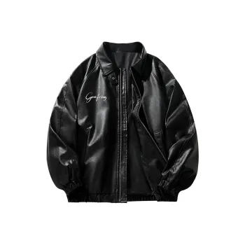 GWAF Leather Jacket Unisex Black