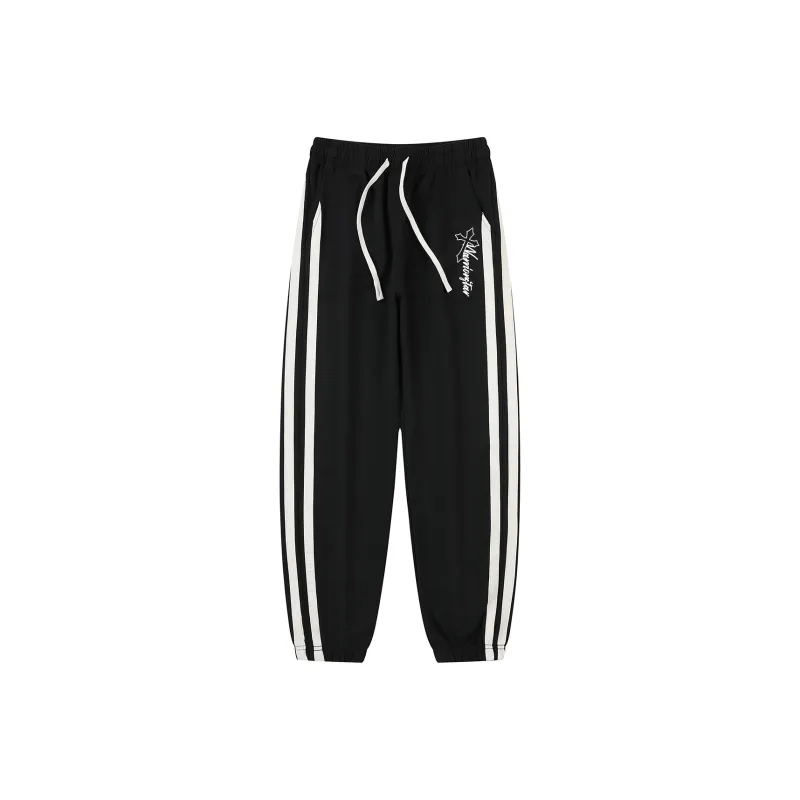Warrior Knitted Sports Pants Unisex Black-0