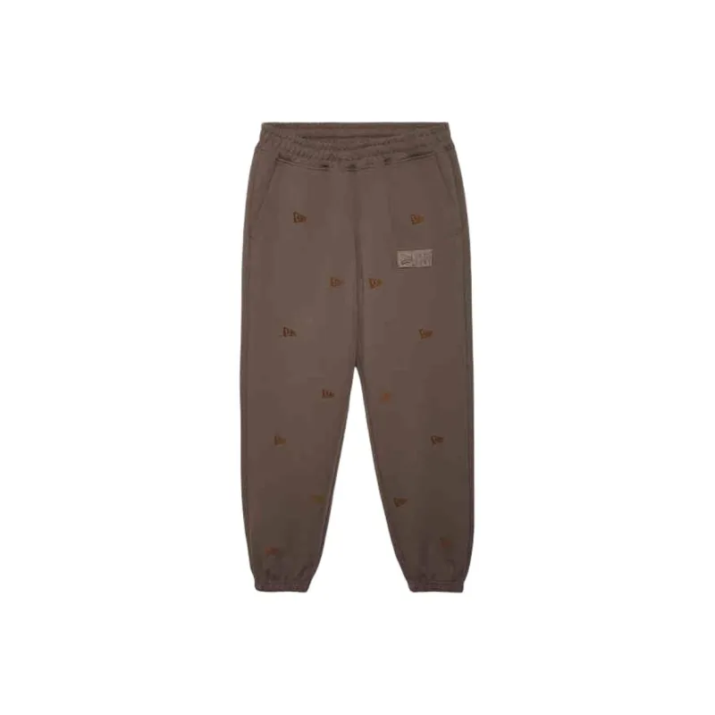 New Era FW24 Knitted Sports Pants Unisex Brown-0