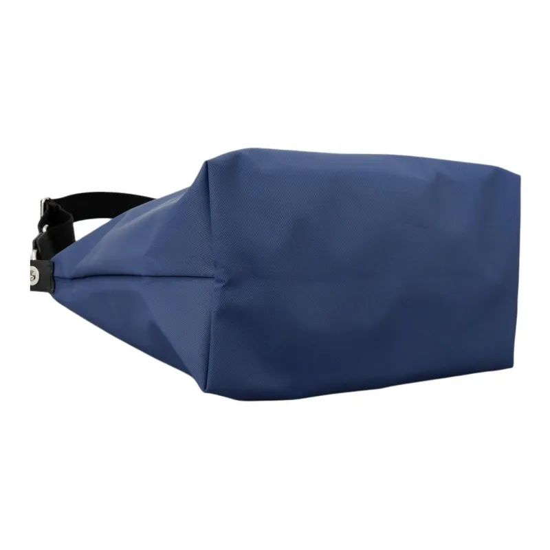 LONGCHAMP Le Pliage Energy Cow Leather Trim Shoulder Bag, Crossbody Bag, Handbag Medium Size Women's Blue-8