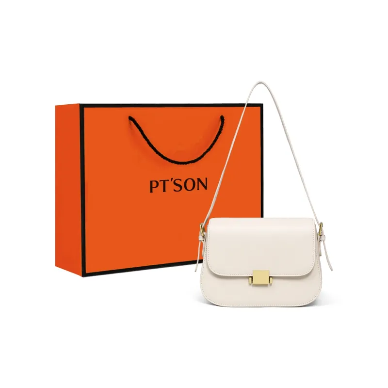 PT'SON Cow Leather Small Square Bag, Underarm Crossbody Bag, Shoulder Bag Regular Women's Multicolor-16
