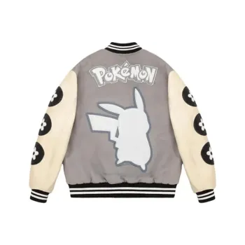 Pokemon X Vandy The Pink Pokémon Collaboration Baseball Jerseys Unisex Gray