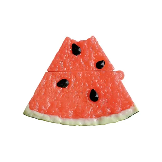 CHRROTA Suitable For Apple AirPods Pro. Silicone Quirky Watermelon Headphone Cases-0