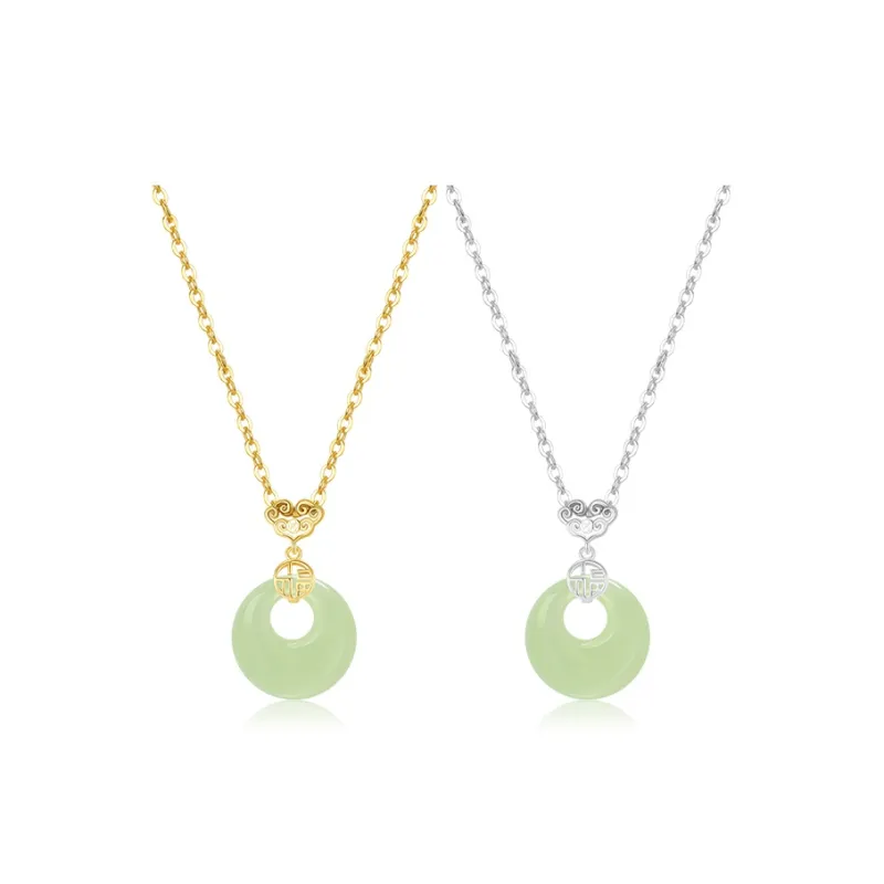 BHI Colored Glaze Jade Necklaces Women's-2