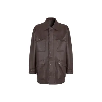 FENDI Collared Button Up Jacket