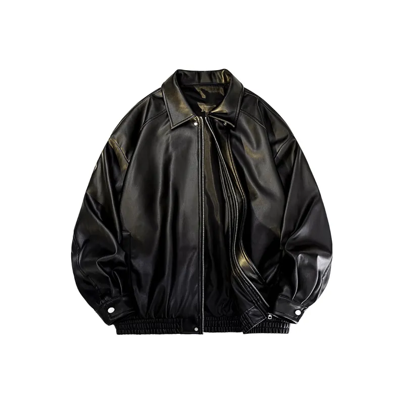 EOOVEN Leather Jackets Unisex-2