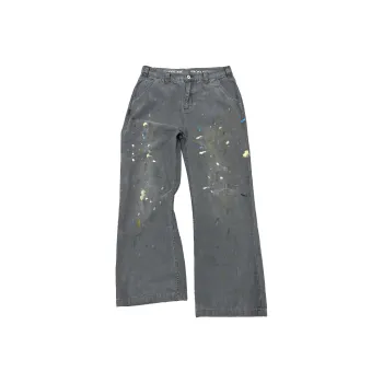 Haonanhuang Cargo Pants Unisex Gray