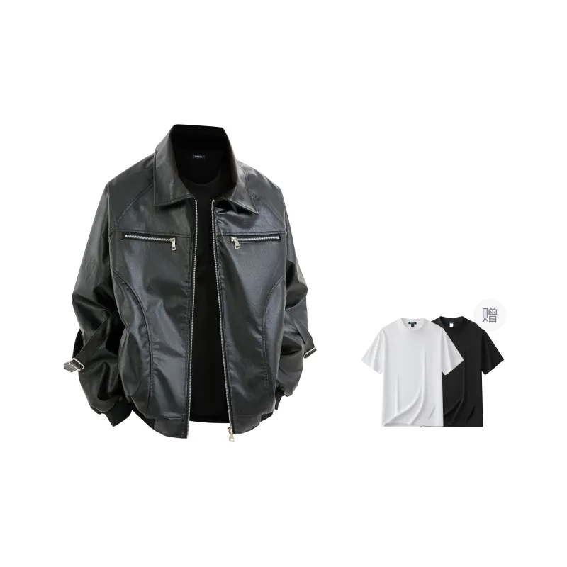 HSTYLE Leather Jackets Unisex-0