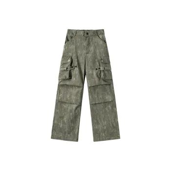 XINYINSU Casual Pants Unisex Green