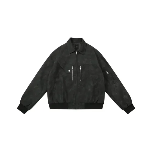 4EVER LAB Jackets Unisex Black