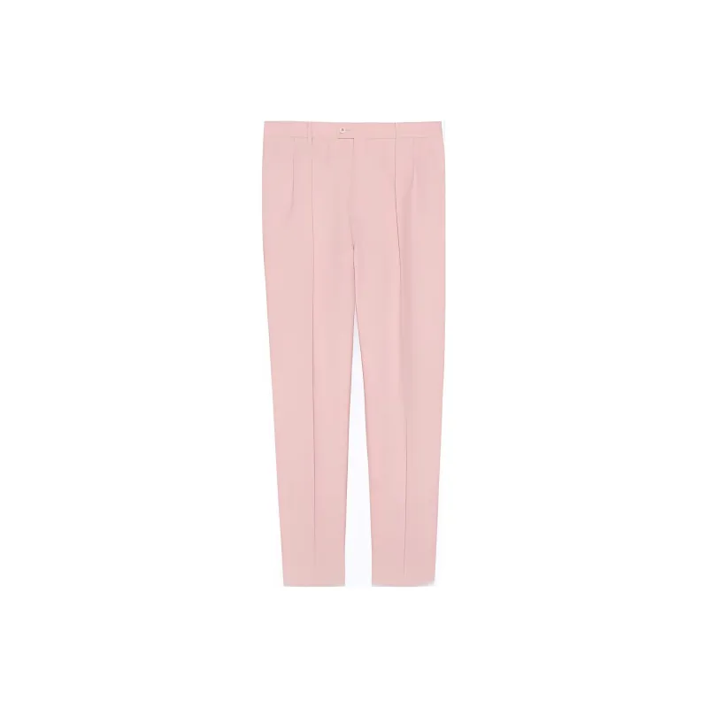 SAINT LAURENT Button Detailed High-Rise Trousers-0