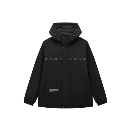 XTEP Puffer Jacket Men's Jet Black