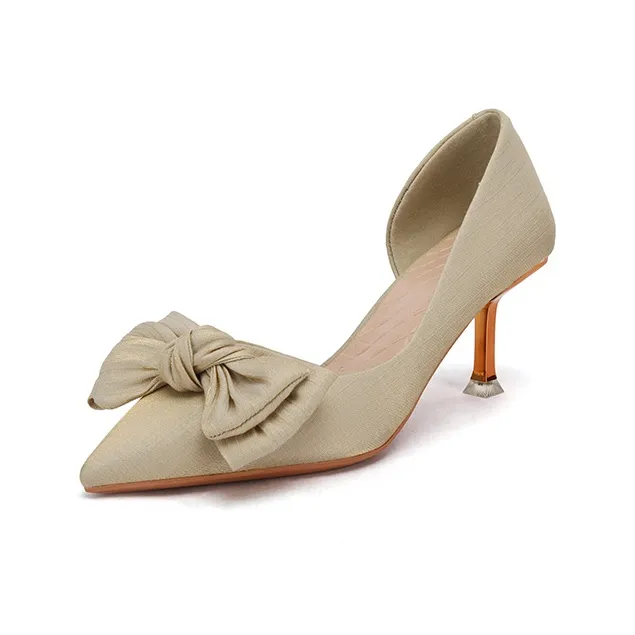 Beijiani High Heels Women's Burgundy, Apricot-4
