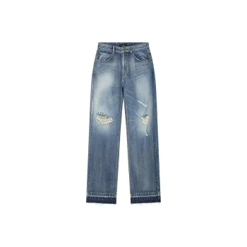 WE11DONE Distressed Loose fit Jeans