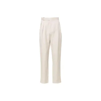 Canali Adjuster Mid rise Tapered Trousers