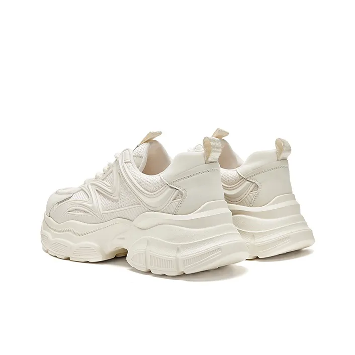 HR Low Top Chunky Sneakers Women's Ecru-3
