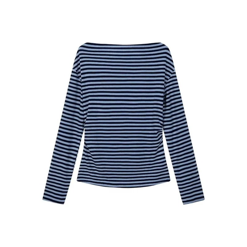 SONDR T Shirt Women's Blue Stripes-1