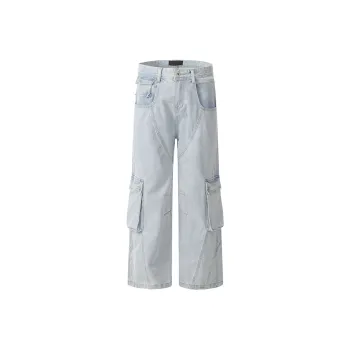 GBXM Jeans Unisex Washed Blue