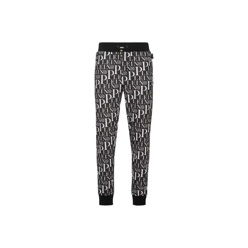 PHILIPP PLEIN All over Logo print Track Pants-0