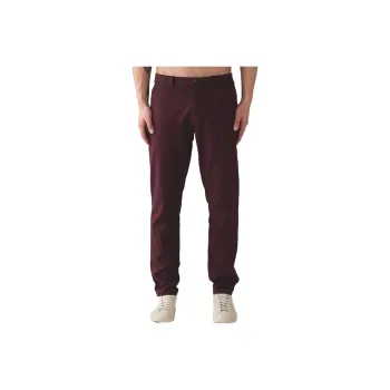 Lululemon Commission Knitted Sports Pants Men's Burgundy