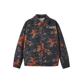ECKO Jackets Coats Unisex Camouflage Gray