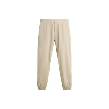 ZARA Knitted Sweatpants Men's Light Brown Yellow