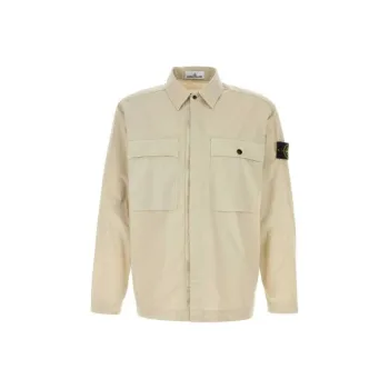 STONE ISLAND Logo Patch Overshirt