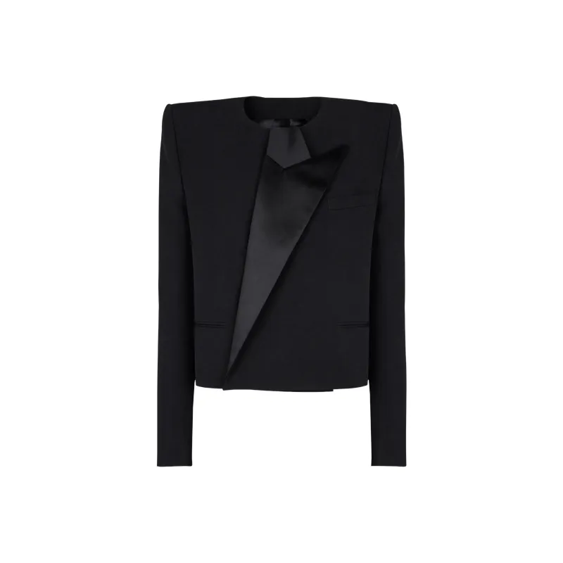 BALMAIN Asymmetric Spencer Jacket-0