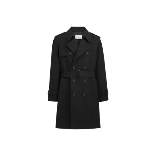 COACH SS24 Trench Coat Men's Black