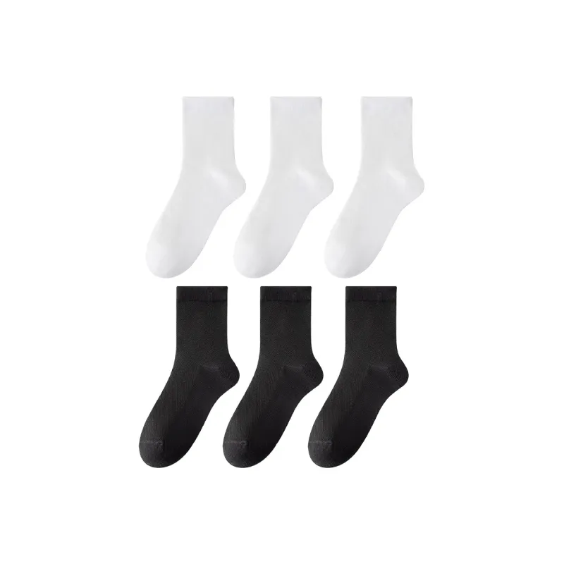 Urban Beauty Mid Calf Socks Men's 6 Pack-30