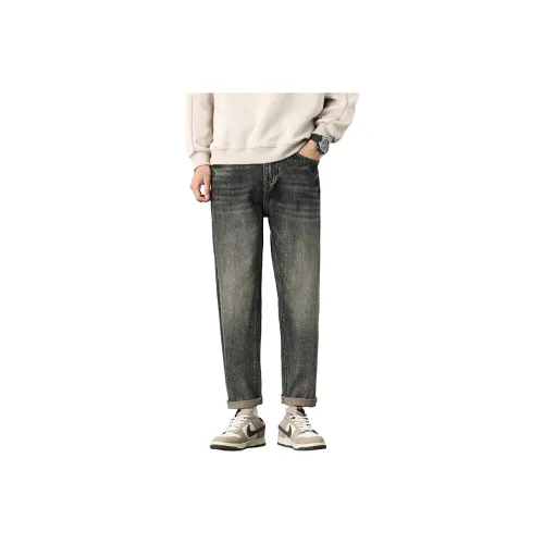 FASTFISH Jeans Men's Nostalgic Blue