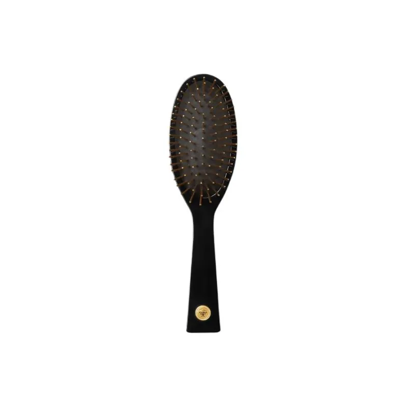 VERSACE Metal Brush Bristles Comb Massage Shaping-0