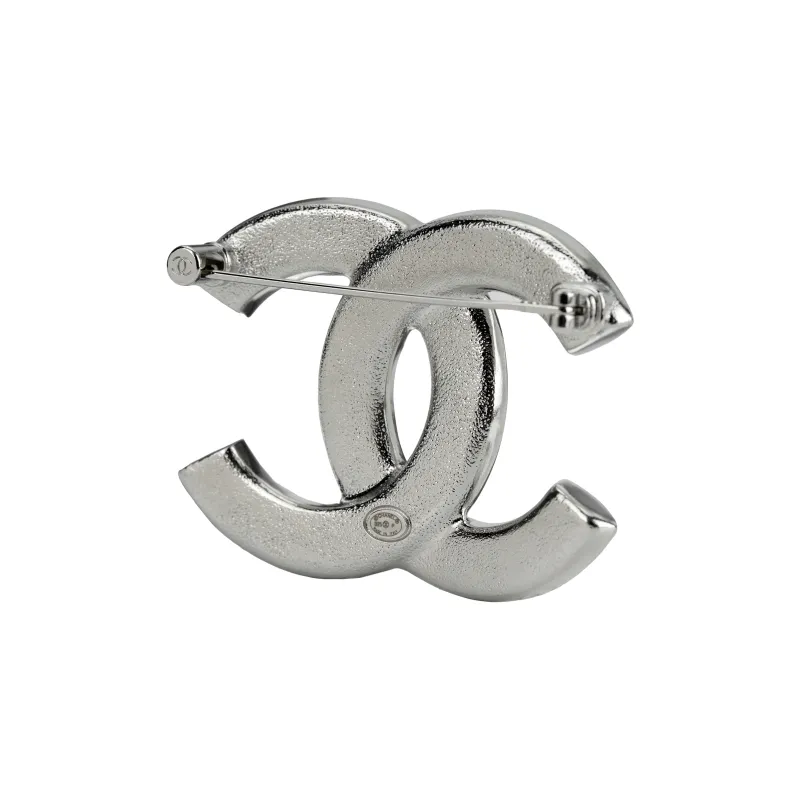 CHANEL   Brooches Unisex Silver-2