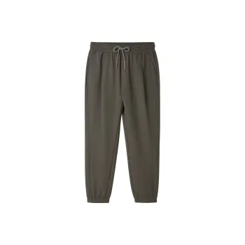 HLA Casual Pants Men Coffee Plaid Pattern G3