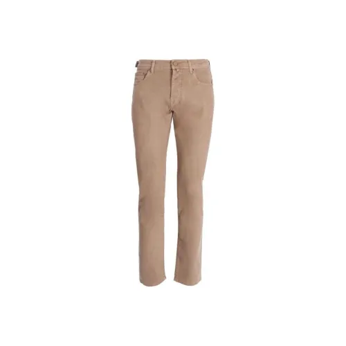 JACOB COHEN Logo Patch Straight Leg Jeans