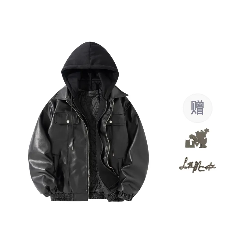 Love Monster Leather Jacket Coat Unisex-0
