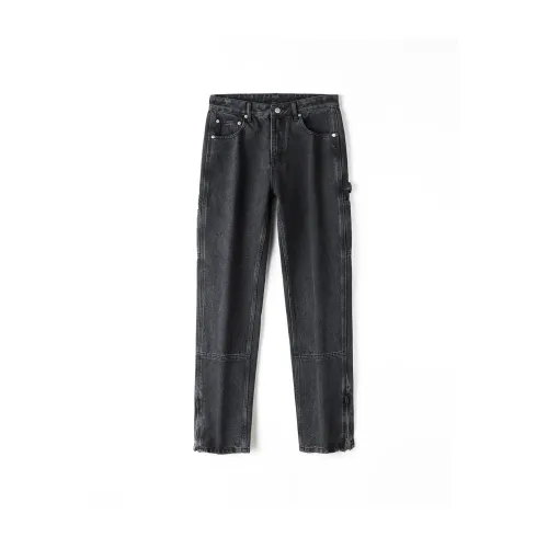 98SQUID Jeans Unisex White