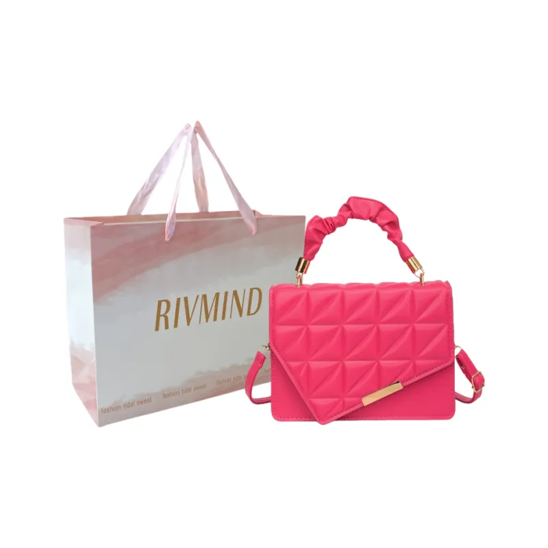 RIVMIND PU Crossbody Bag, Handbag Regular Women's Green/White/Black/Red/Khaki-19