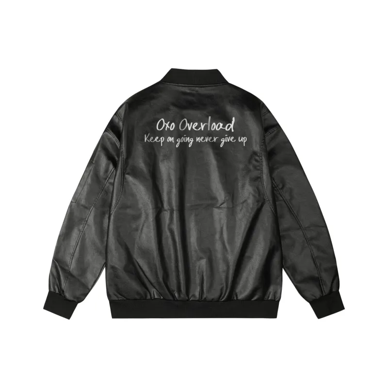 OXO OVERLOAD Leather Jacket Unisex-0